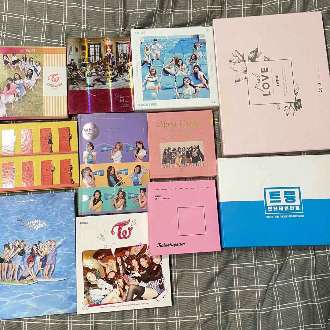 TWICE ALBUM PRICE LIST , Hobbies & Toys, Collectibles & Memorabilia, K-Wave  on Carousell