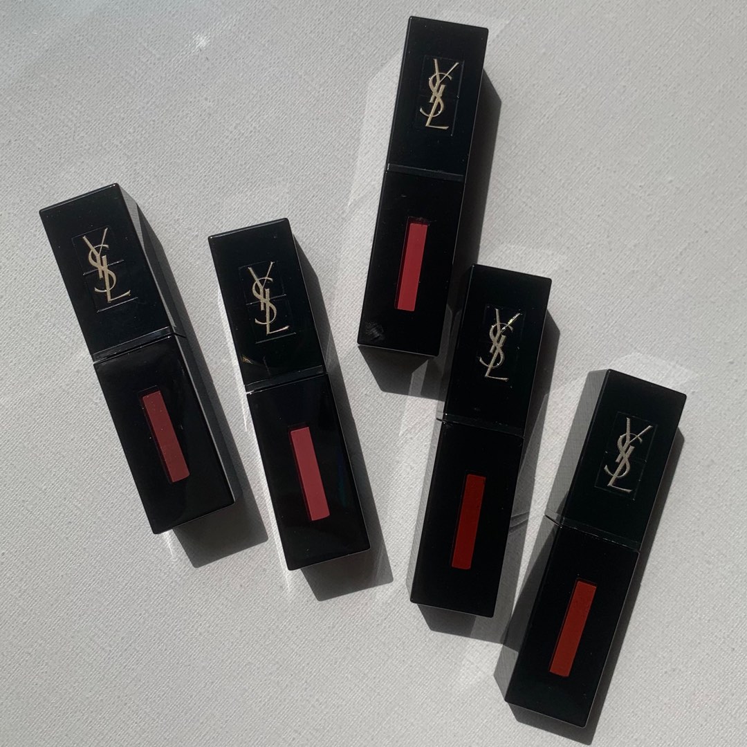 YSL vinyl cream lip stain 黑管唇釉 407 412 416 419 420, 美容＆化妝品, 健康及美容 皮膚護理, 化妝品 Carousell