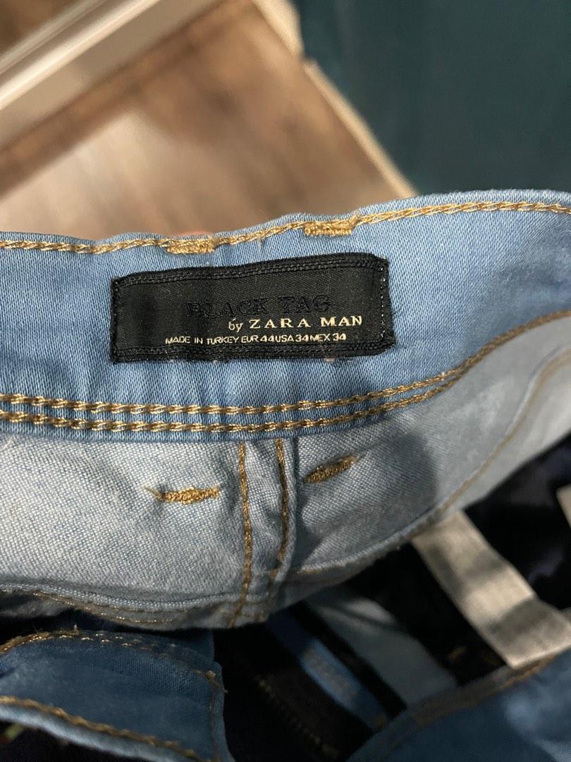 ZARA LIGHT BLUE JEANS, Men's Fashion, Bottoms, Jeans on Carousell