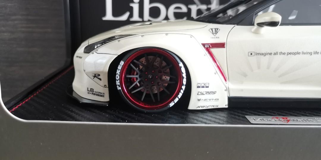 1/18 Ignition Model Liberty Walk LB-Works GT-R R35 (Pearl White) # ...