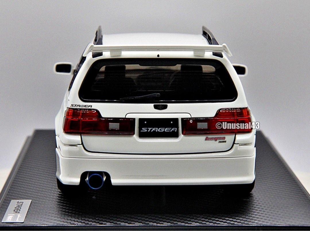 1/18 Ignition Model Nissan STAGEA 260RS Pearl White, Hobbies ...