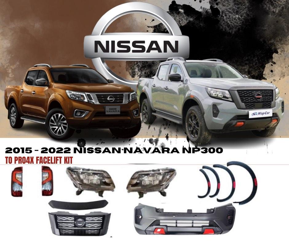 2015 TO 2022 NISSAN NAVARA NP300 FACELIFT KIT TO 2021 LOOK Pro4x Conversion upgrade bodykit, Car