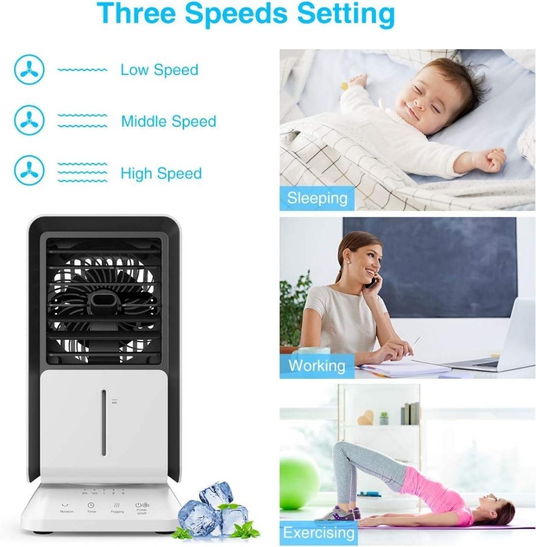 [2207] Personal Air Cooler, Infray Portable Oscillating Air Conditioner