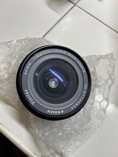 24mm f2.8 Manual focus Vivitar lens Nikon mount