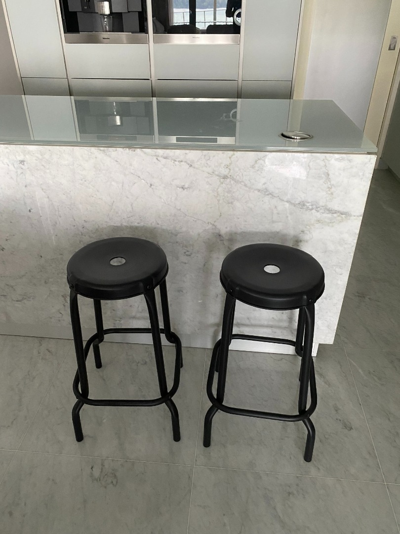 5 IKEA (RASKOG) Metal Stools , Furniture & Home Living, Furniture