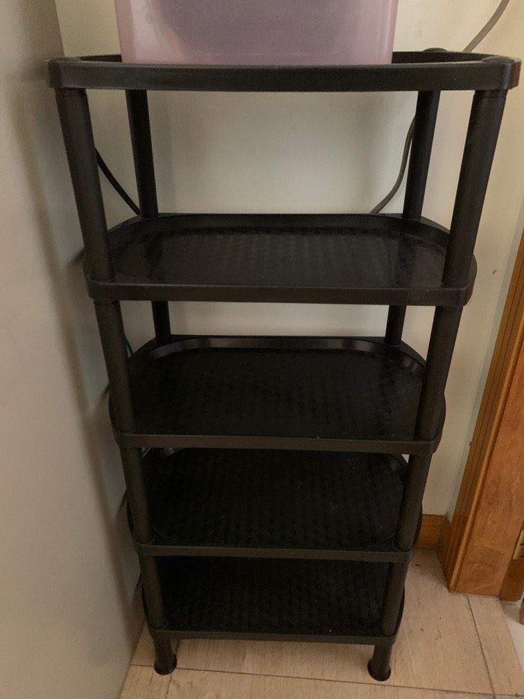 5 layer plastic cabinet rack, Furniture & Home Living, Furniture ...