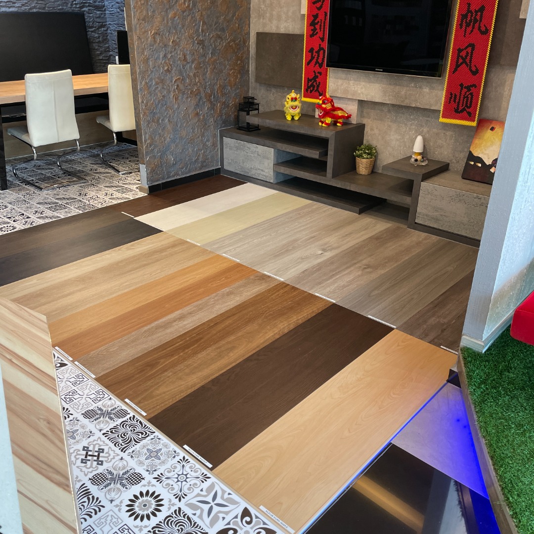 German 5mm LVT Luxury Vinyl Flooring better than SPC PVC Cement Screed Self Level HDB BTO