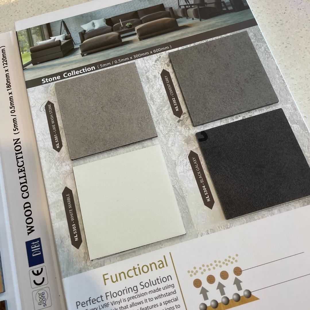 German 5mm LVT Luxury Vinyl Flooring better than SPC PVC Cement