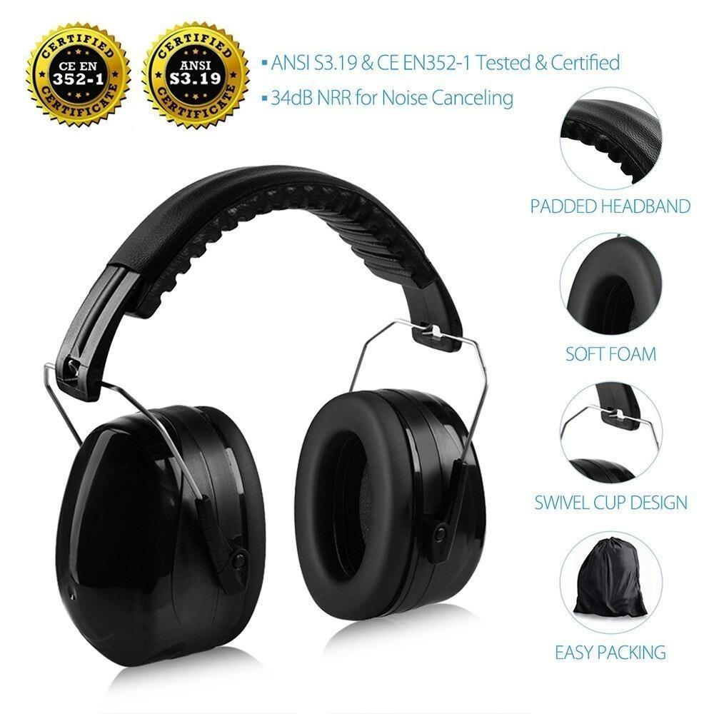 TR Industrial Safety Ear Muff, ANSI S3.19 Approved, 10-Pack - 5