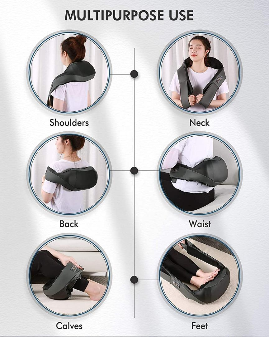 MARNUR Shiatsu Back, Neck & Shoulder Massager – Jumping Development