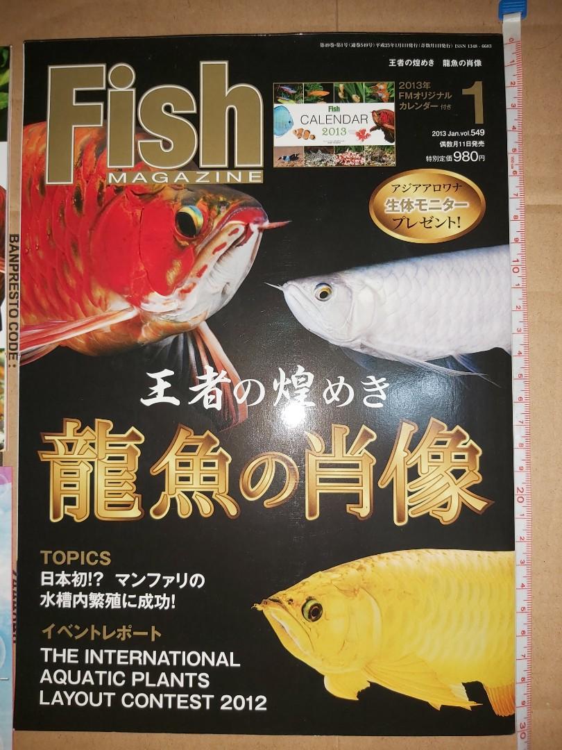 絕版超罕極稀有日文日版Fish Magazine 王者之煌龍吐珠Dragon Fish 龍魚
