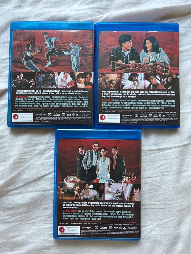 特警屠龍, 洗黑錢& 冷面狙擊手Tiger Cage Trilogy (3 Blu-Rays, Region