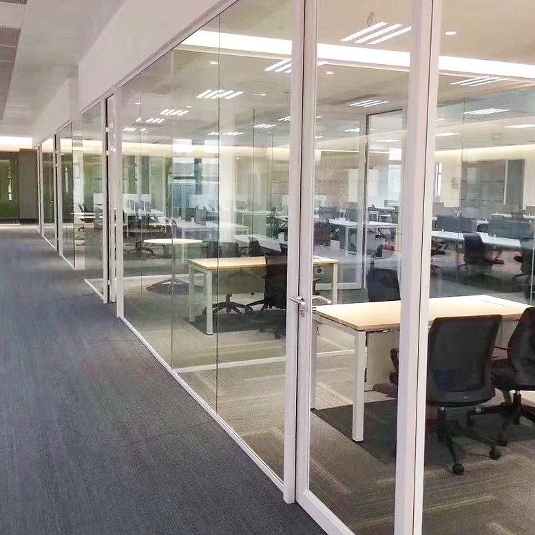 (包送貨) 全景無框單玻璃隔斷屏風 辦公室間房 Glass Wall Partition GWP001 on Carousell
