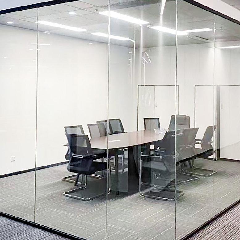 (包送貨) 全景無框單玻璃隔斷屏風 辦公室間房 Glass Wall Partition GWP001 on Carousell