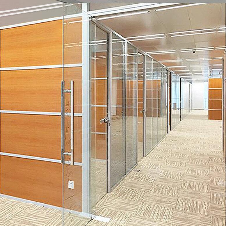 (包送貨) 全景無框單玻璃隔斷屏風 辦公室間房 Glass Wall Partition GWP001 on Carousell