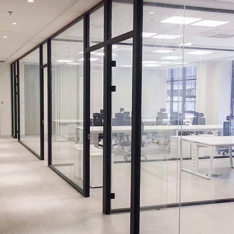 (包送貨) 全景無框單玻璃隔斷屏風 辦公室間房 Glass Wall Partition GWP001 on Carousell