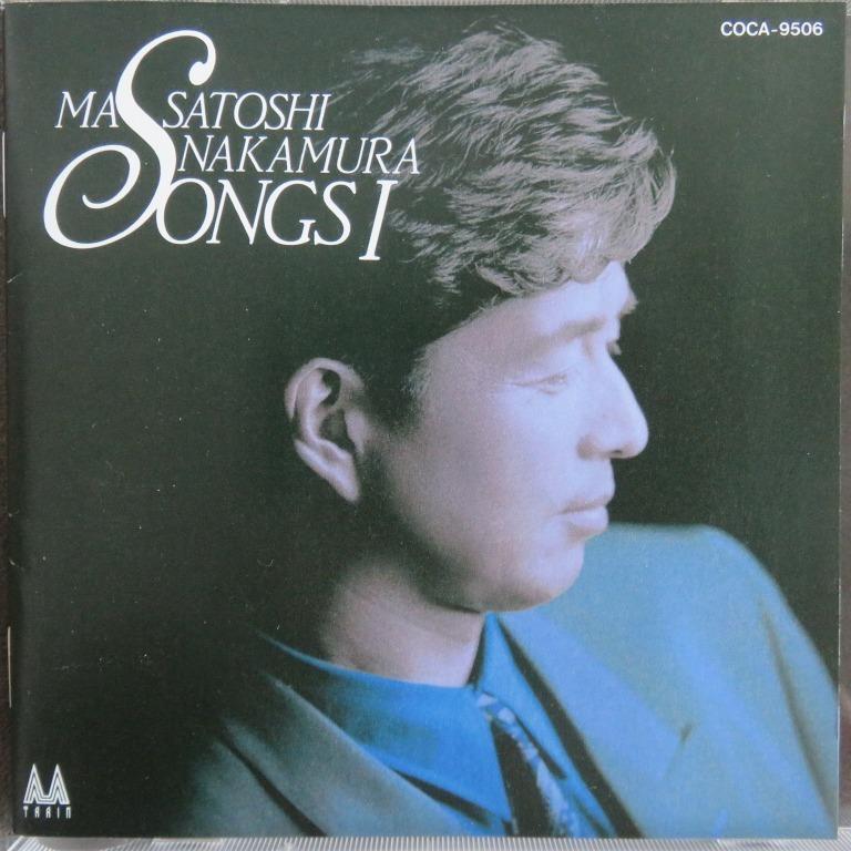 中村雅俊masatoshi nakamura - SONGS I 精選CD (92年日本天龍版, 側帶 