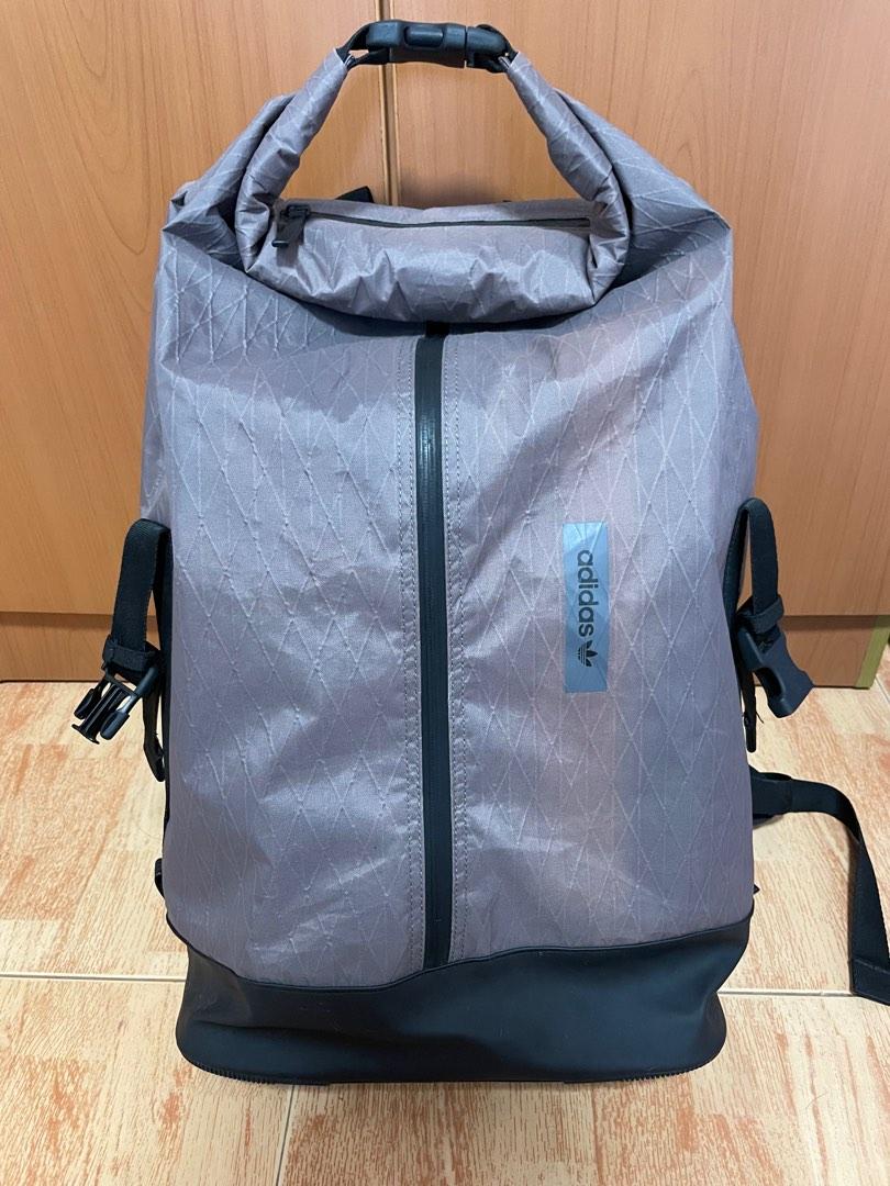Adidas originals future rolltop backpack gray, Men's Fashion, Bags