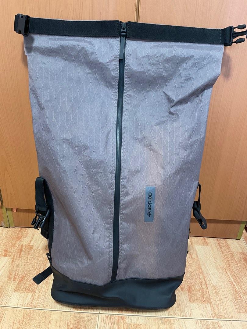 Adidas originals future rolltop backpack gray, Men's Fashion, Bags