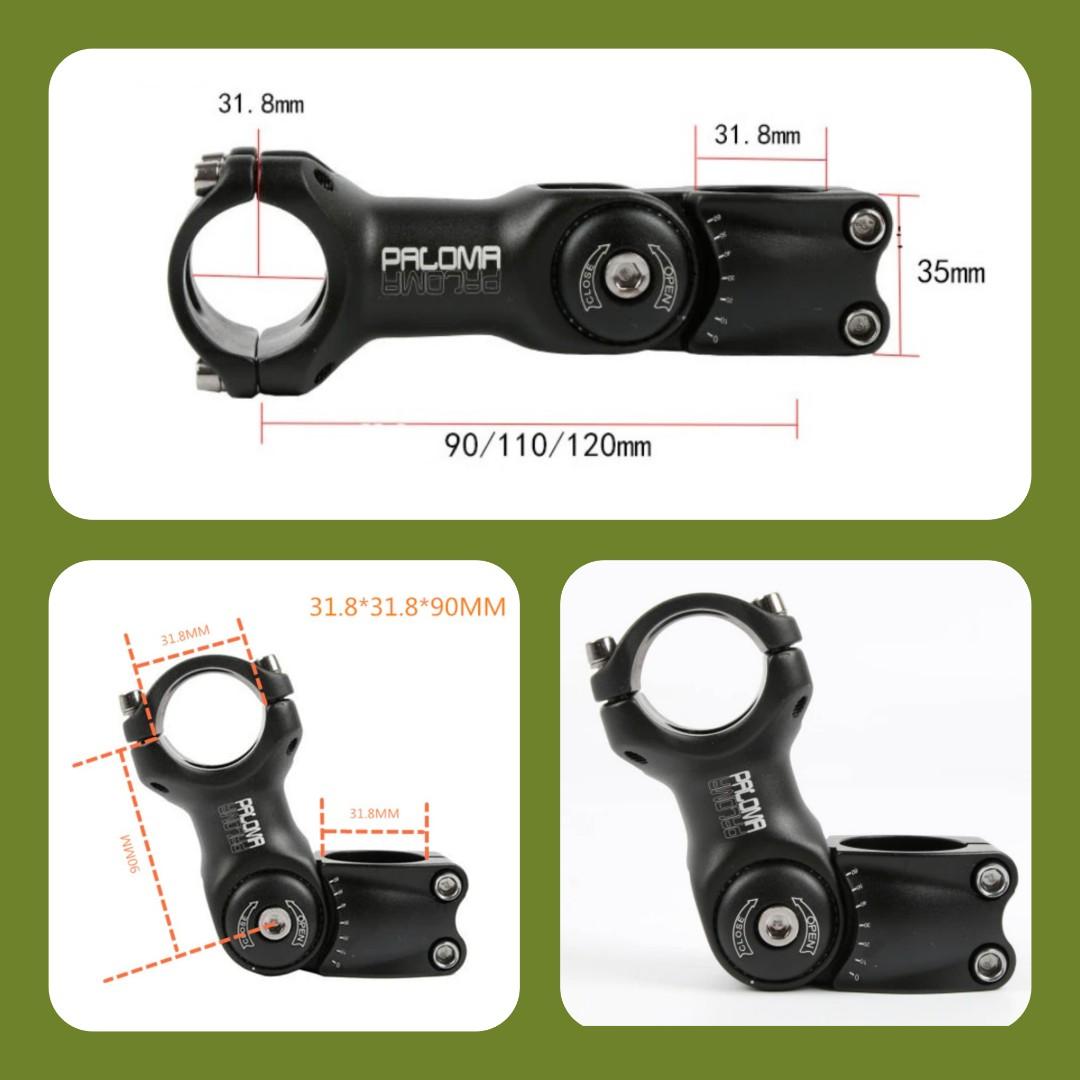 Rallonge De Potence VTT – Réglable – Alliage Aluminium – Pièce Vélo MTB