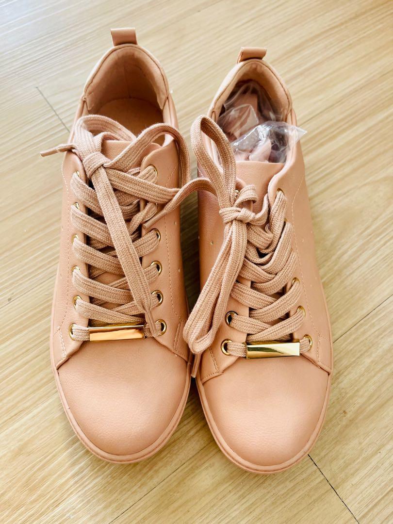 aldo pink sneakers