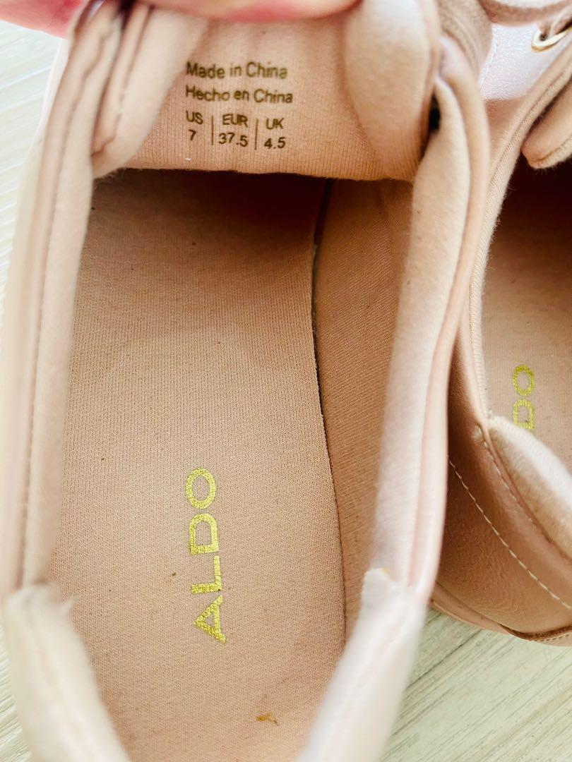aldo pink sneakers