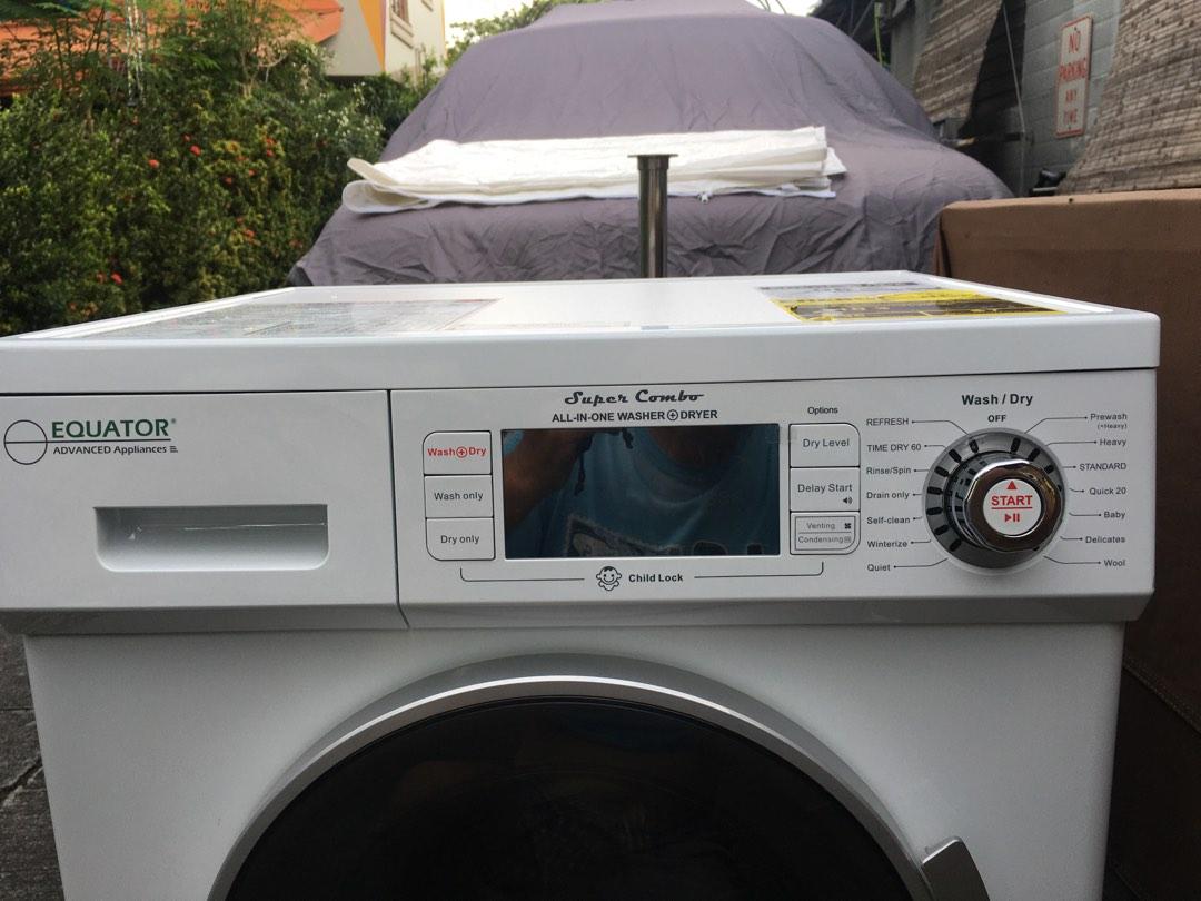 All in one Washer+Dryer super combo, TV & Home Appliances, Washing