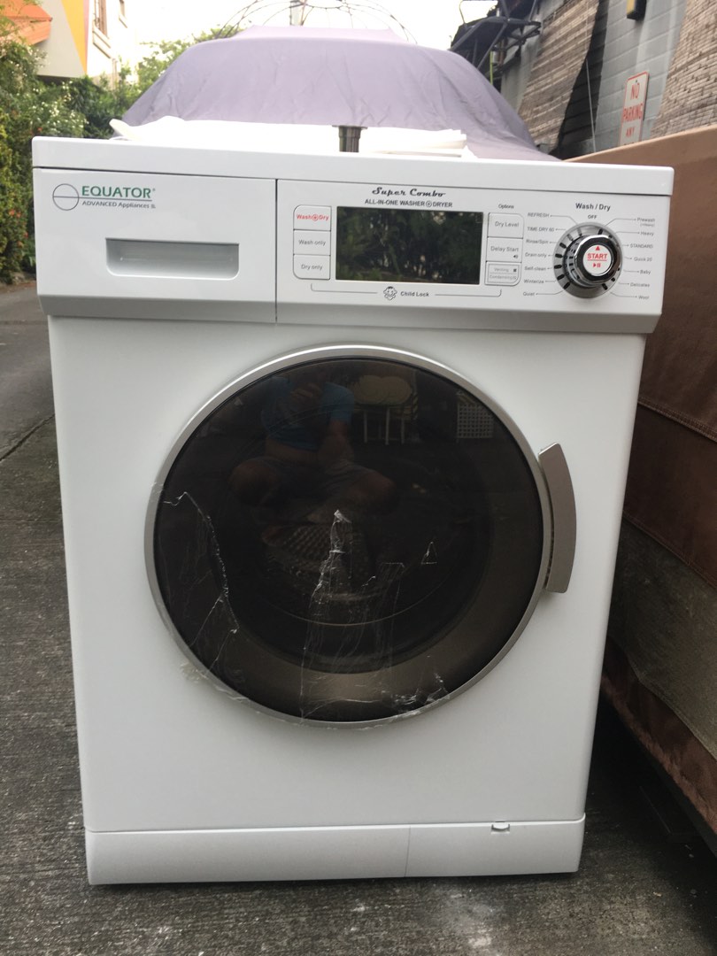 All in one Washer+Dryer super combo, TV & Home Appliances, Washing