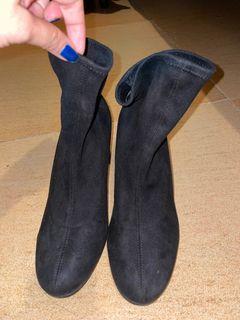 Ankle Velvet Boots
