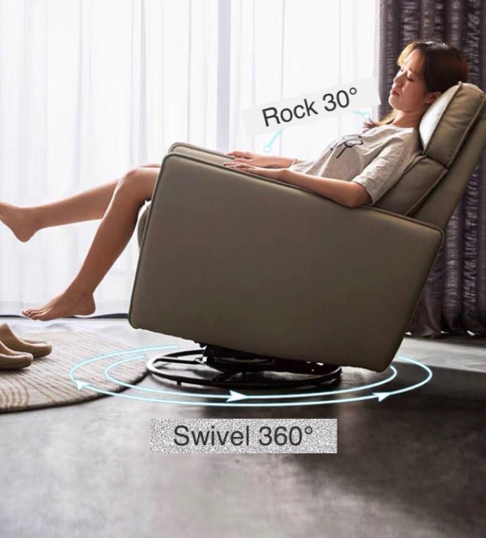 Swivel rocking deals reclining armchair