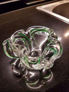Art glass ashtray