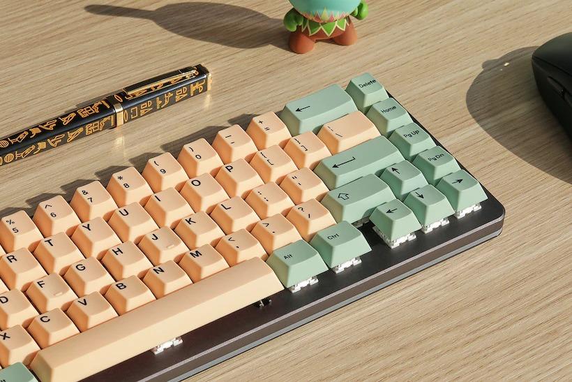 Artifact Bloom Series Keycap Set: Matcha Mango | PBT Dye-subbed ...
