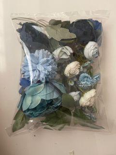 Artificial Flowers (Blue - Assorted)