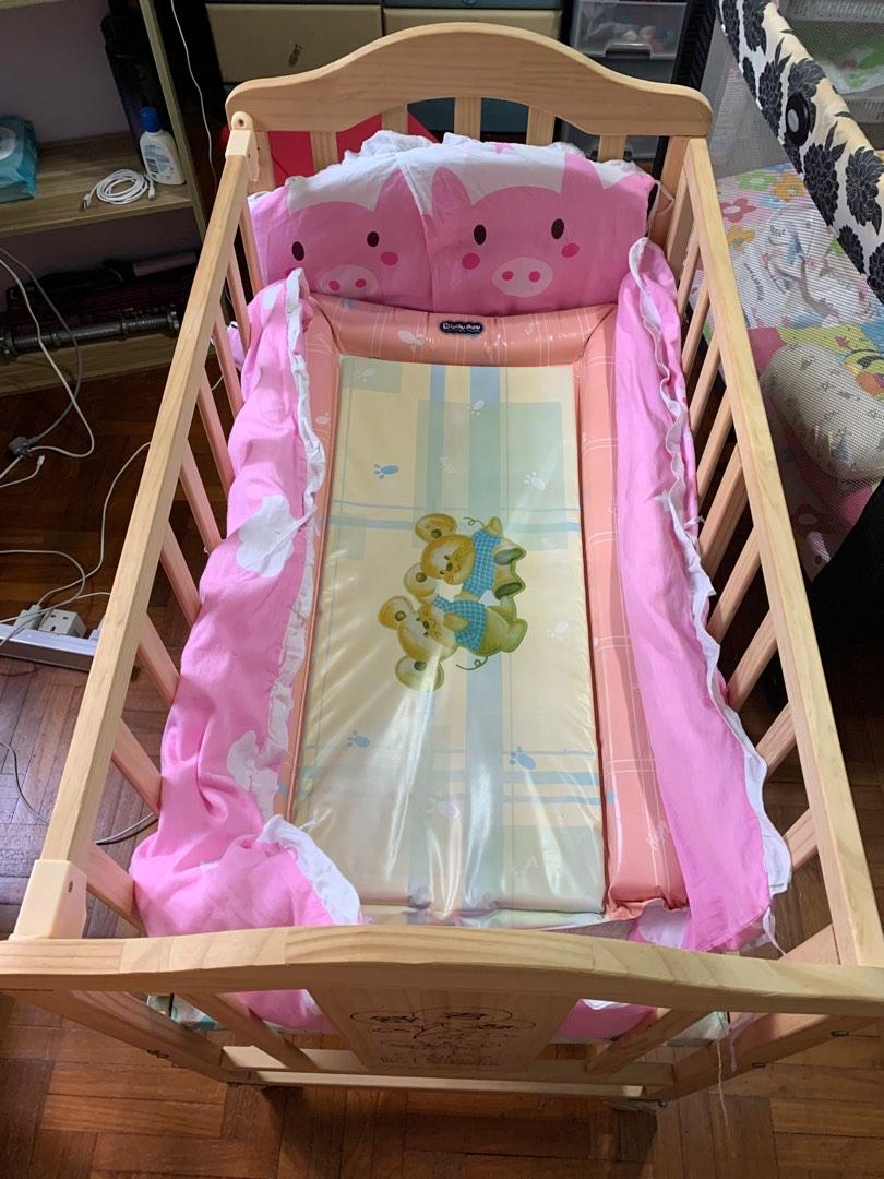 Baby Cot (seldom use), Babies & Kids, Baby Nursery & Kids Furniture