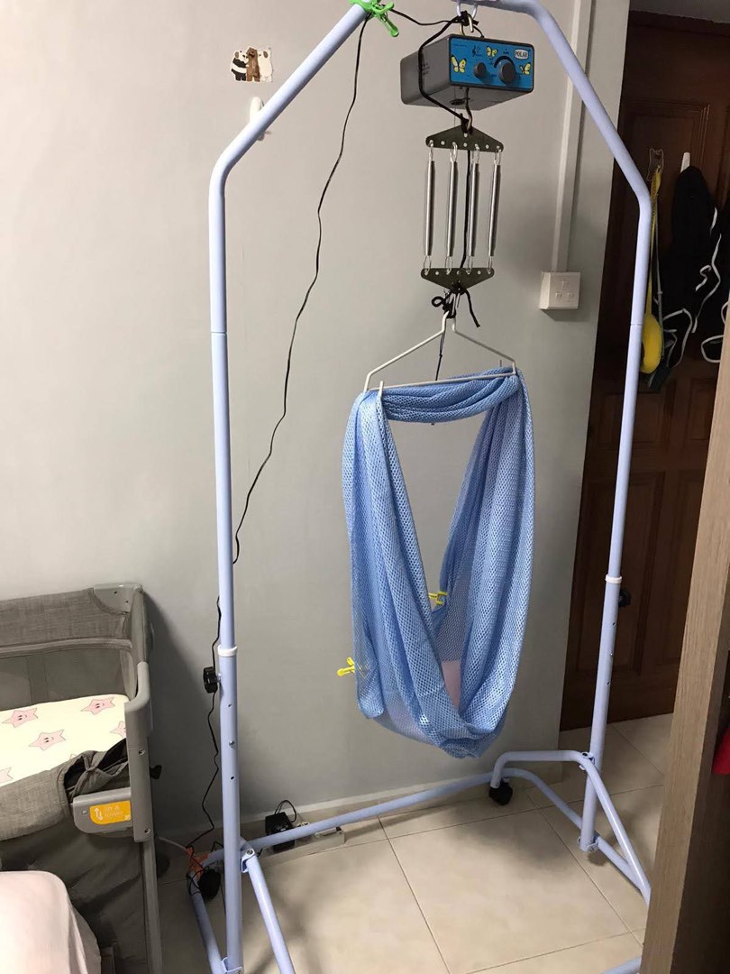 Baby spring cot with electrical cradle, Babies & Kids, Baby Nursery