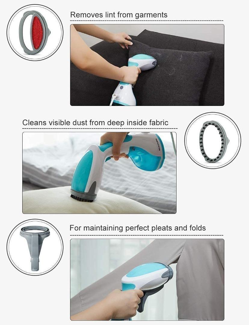 BEAUTURAL Steamer for Clothes, Portable Handheld Garment Fabric