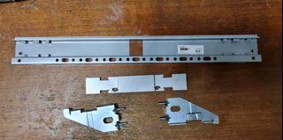BESTÅ Suspension rail, silver-colour, 60 cm