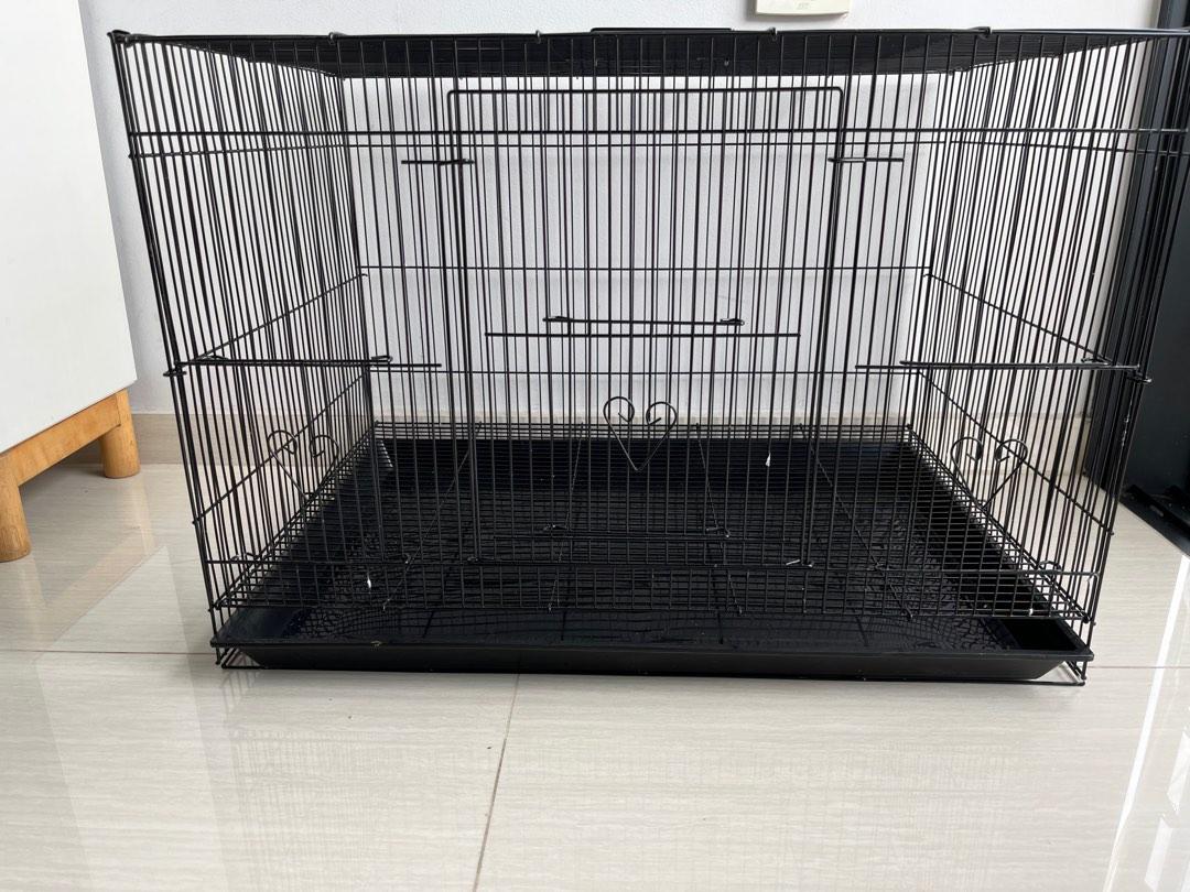 Horizontal top bird cage