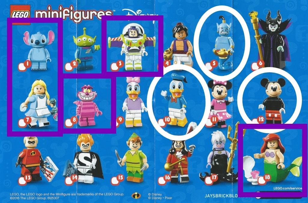 Disney outlet lego figurines