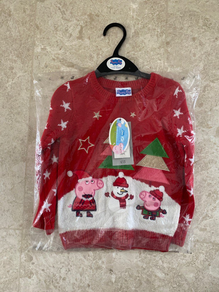 Peppa pig hot sale christmas sweater