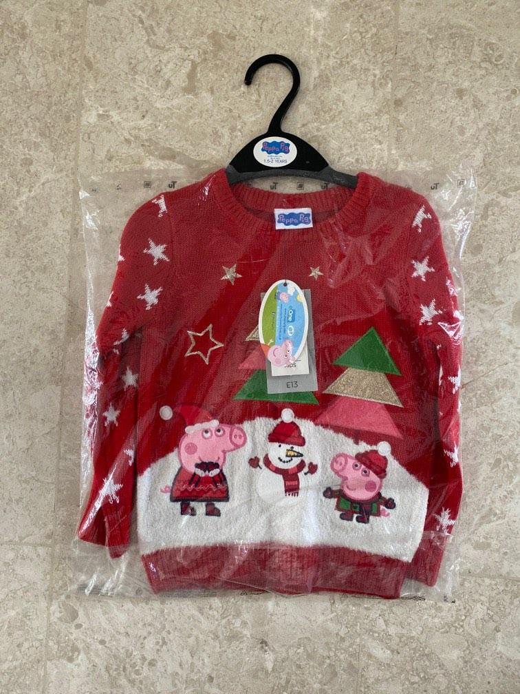 Peppa pig christmas sweater sales