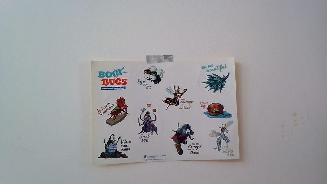 Book Bug 3 limited edition sticker sheets!, Hobbies & Toys, Toys ...