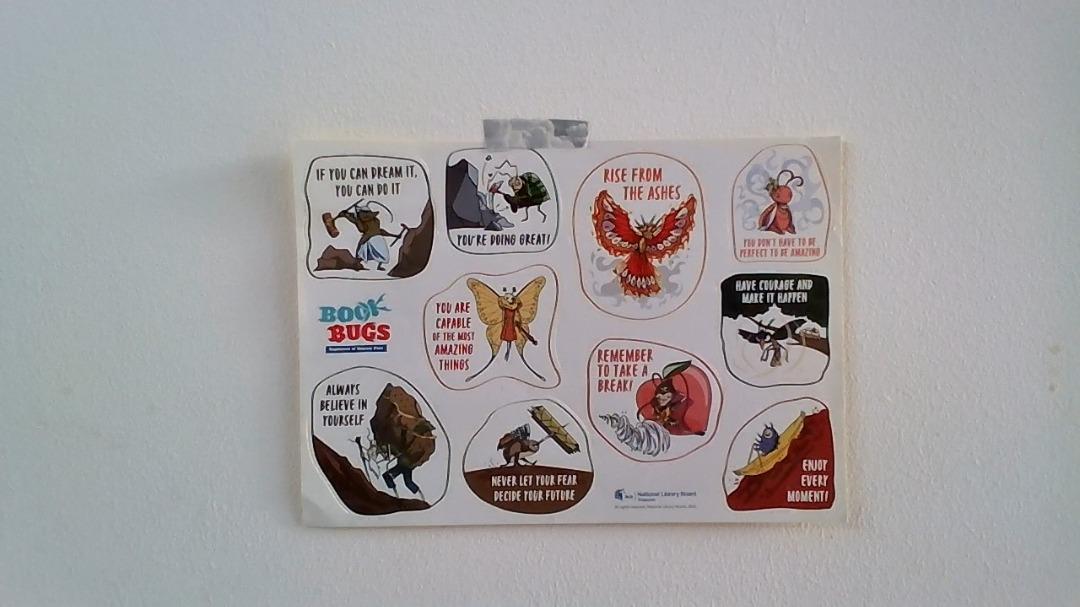 Book Bug 3 limited edition sticker sheets!, Hobbies & Toys, Toys ...