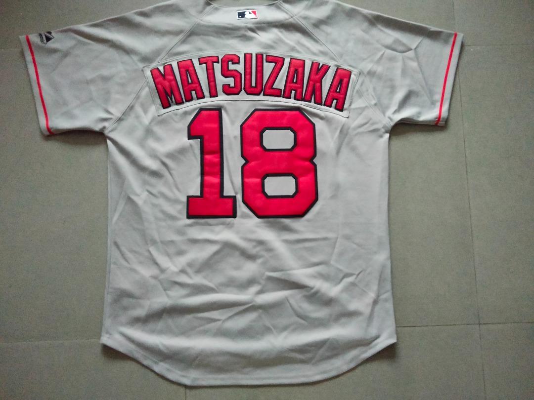 Boston Red Sox Daisuke Matsuzaka Baseball Jersey Grey 18