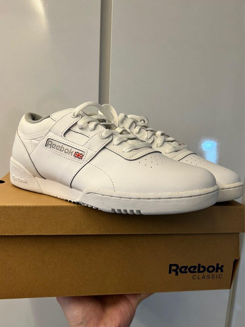 Reebok on sale white runners
