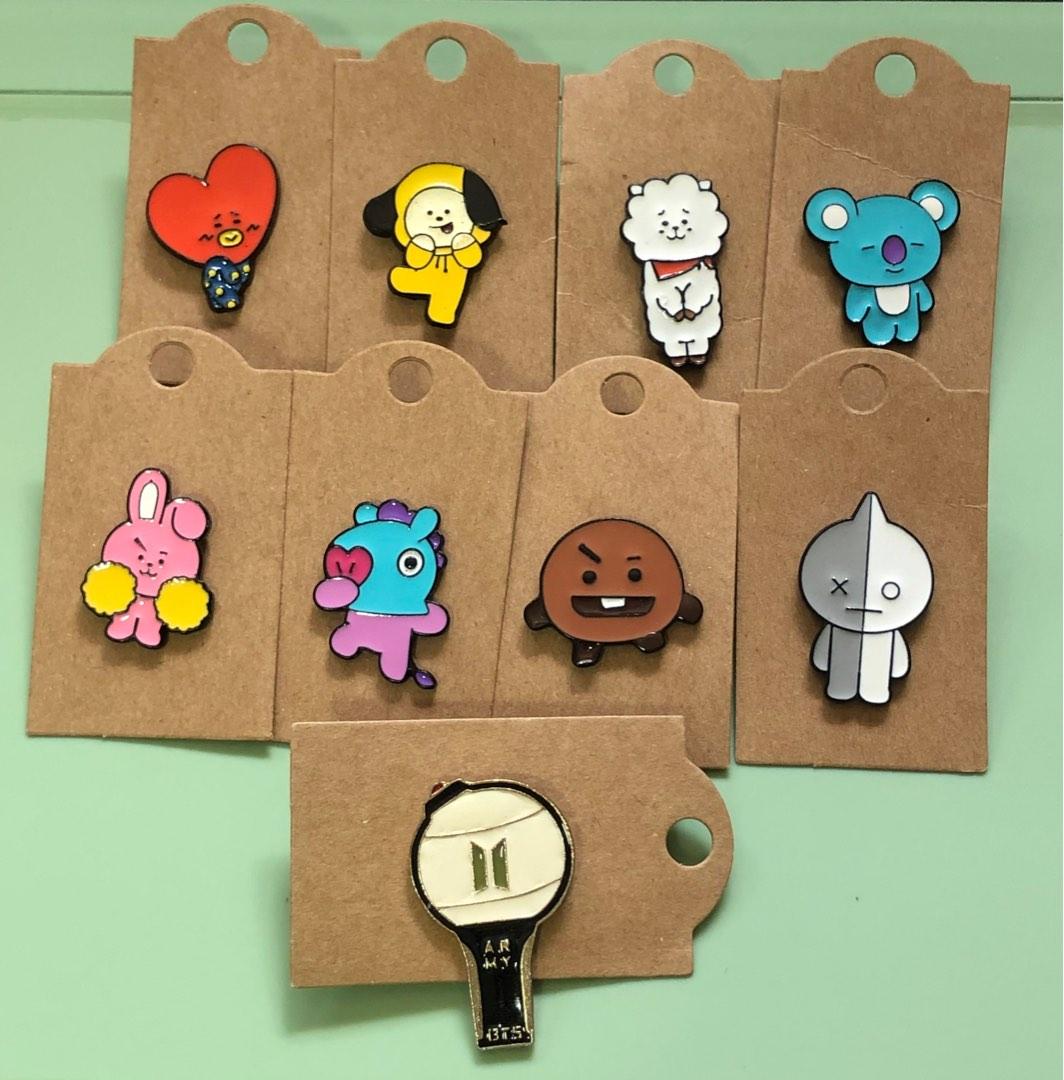 BT21 pins (A grade), Hobbies & Toys, Memorabilia & Collectibles, KWave on Carousell