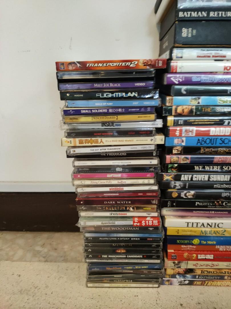Bumper pack 80+ DVD movies with 30+ VCD and free Blue Ray player ...