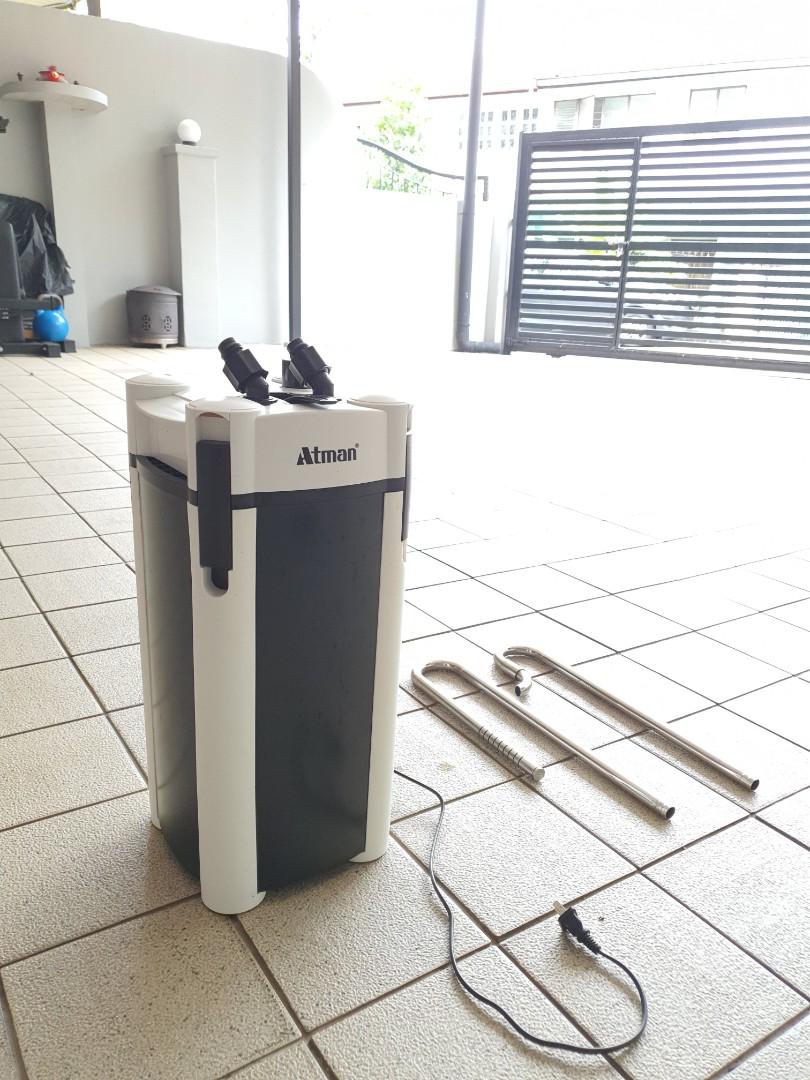 Atman Canister Filter, Pet Supplies, Homes & Other Pet Accessories on