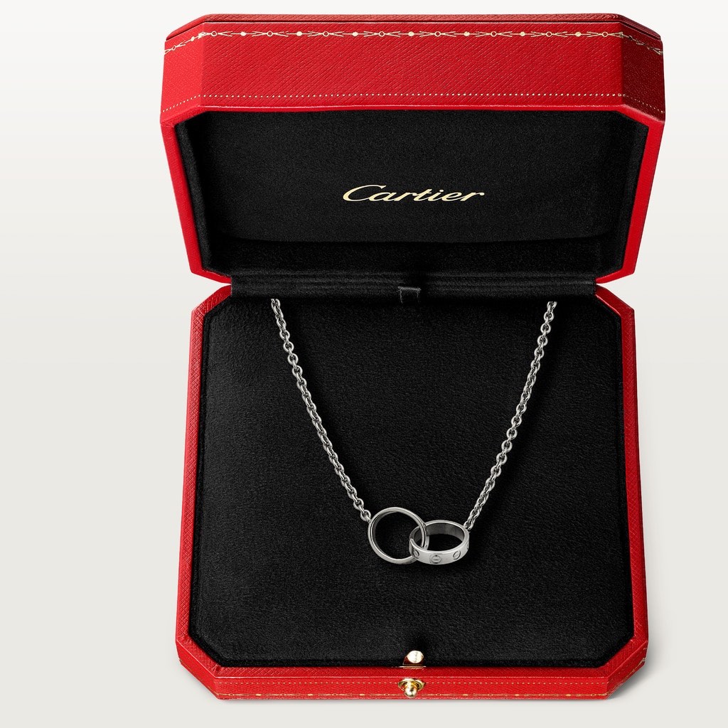 Cartier Love Necklace White Gold Luxury Accessories On Carousell