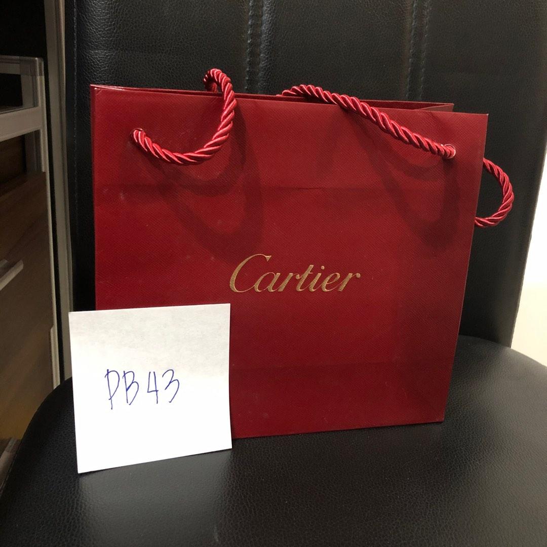 Authentic/ original Cartier paper bag, Luxury, Accessories on Carousell